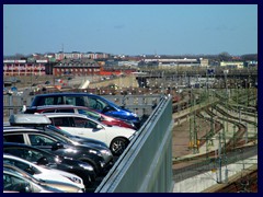 Malmö skyline from the Central station's garage 23